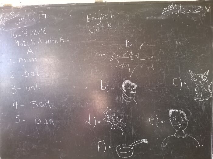 By Chalk In The Classroom, Egypt
