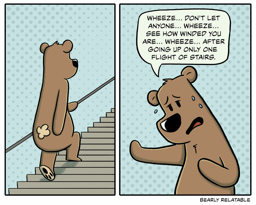 Bearly Relatable Comic