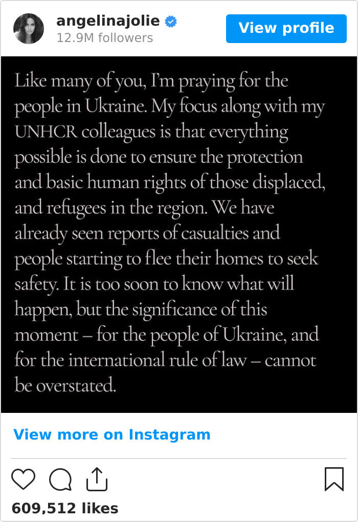 Angelina Jolie Comes To Ukraine To Show Support But Her Visit Is Cut Short As Air-Raid Sirens Go Off Angelina Jolie Comes To Ukraine To Show Support But Her Visit Is Cut Short As Air-Raid Sirens Go Off