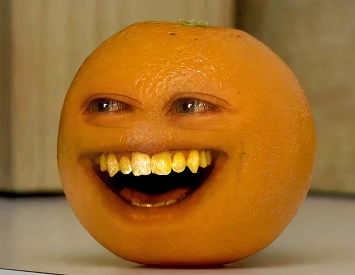 La naranja molesta de La naranja molesta