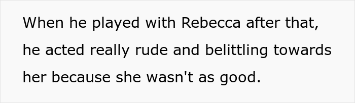 "Am I The Jerk For 'Emasculating' A Guy By Winning Against Him In A Game?" "Am I The Jerk For 'Emasculating' A Guy By Winning Against Him In A Game?"