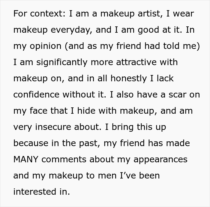 Maid Of Honor With A Scar On Her Face Asks If She's Right To Skip The Wedding After Bride Bans Makeup Just For Her Maid Of Honor With A Scar On Her Face Asks If She's Right To Skip The Wedding After Bride Bans Makeup Just For Her