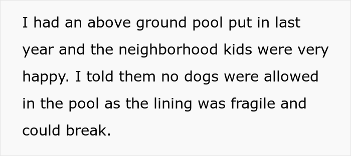 Man lets neighborhood kids play in his pool until they tear it up, but their parents come and complain how hurt their kids' feelings are