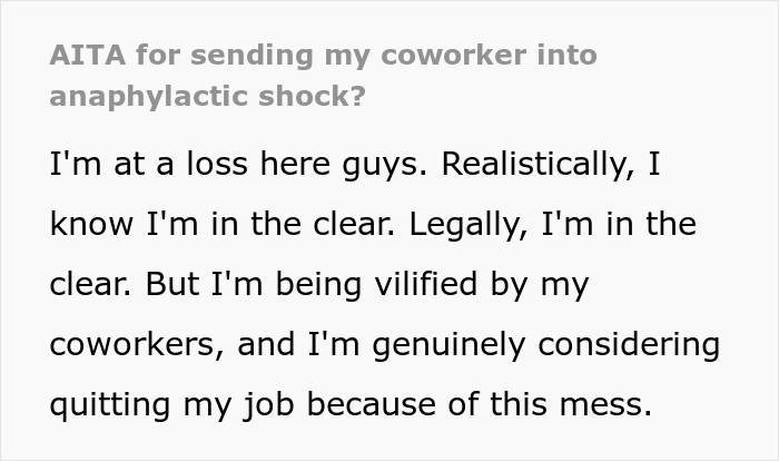 Person's Lunch Keeps Getting Stolen At Work Until Boss' Daughter Goes Into Anaphylactic Shock, They Are Then Accused Of 'Poisoning' Their Own Food Person's Lunch Keeps Getting Stolen At Work Until Boss' Daughter Goes Into Anaphylactic Shock, They Are Then Accused Of 'Poisoning' Their Own Food
