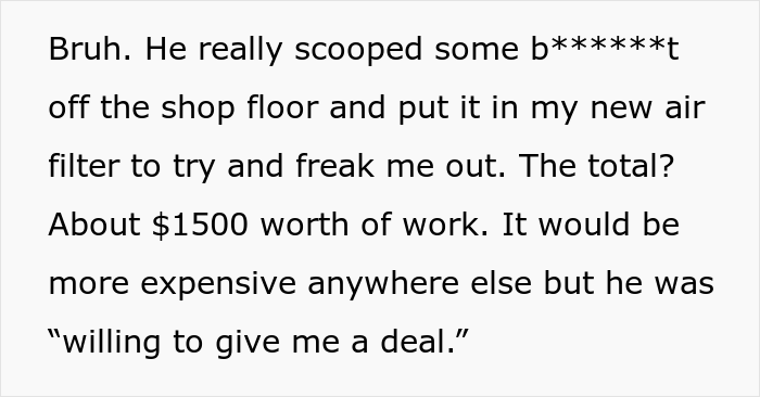 After A Mechanic Thought He Could Scam This Woman, She Embarrassed Him In Front Of The Whole Shop After A Mechanic Thought He Could Scam This Woman, She Embarrassed Him In Front Of The Whole Shop