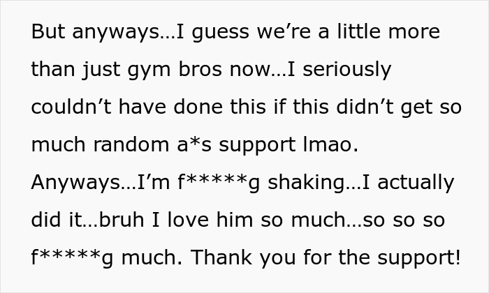 The Internet Encourages This Guy To Ask Out His Gym Bro On A Date And When He Does, He Says ‘Yes’