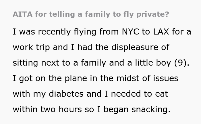 'I don't care, fly private': diabetics banned from eating because passenger has Prader-Willi syndrome and won't take anything