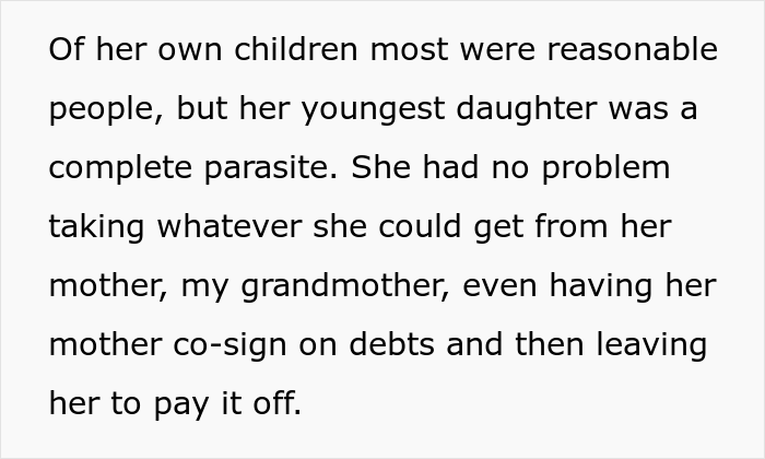 A woman honors her mother's wish to hand over her last $700 to her younger, 