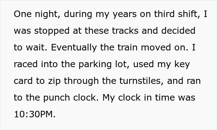 Employee Drives Management Nuts With His Malicious Compliance For 11 Years After He Got Disciplined For Being 22 Seconds Late Once Employee Drives Management Nuts With His Malicious Compliance For 11 Years After He Got Disciplined For Being 22 Seconds Late Once