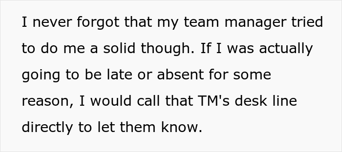 Employee Drives Management Nuts With His Malicious Compliance For 11 Years After He Got Disciplined For Being 22 Seconds Late Once Employee Drives Management Nuts With His Malicious Compliance For 11 Years After He Got Disciplined For Being 22 Seconds Late Once