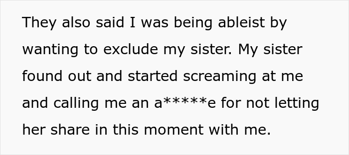 Woman Doesn't Want Autistic Sister At 'Prestigious' Art Show, Wonders If She's A Jerk Because Of It Woman Doesn't Want Autistic Sister At 'Prestigious' Art Show, Wonders If She's A Jerk Because Of It