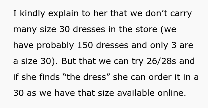 'I would recommend we don't try this on': Wedding dress salesman accidentally shames plus size customer and wonders who's to blame