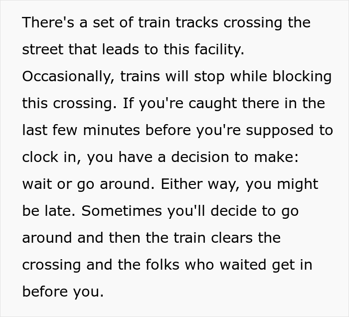 Employee Drives Management Nuts With His Malicious Compliance For 11 Years After He Got Disciplined For Being 22 Seconds Late Once Employee Drives Management Nuts With His Malicious Compliance For 11 Years After He Got Disciplined For Being 22 Seconds Late Once
