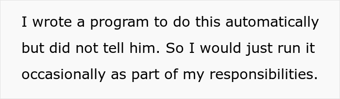 Company Tests Whether Employee Should Be Fired, Realize Their Mistake After They Turn Off Every Automated Task They'd Ever Set Up And Leave Company Tests Whether Employee Should Be Fired, Realize Their Mistake After They Turn Off Every Automated Task They'd Ever Set Up And Leave