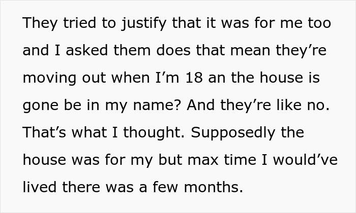 17 Y.O. Found Out Mom And Stepdad Purchased A House Using His Inheritance Money From Dad, Later Exposed The Man In Front Of His Visiting Family 17 Y.O. Found Out Mom And Stepdad Purchased A House Using His Inheritance Money From Dad, Later Exposed The Man In Front Of His Visiting Family