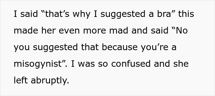 New Mom Warns Her Friend To Wear A Bra Before Meeting Baby, She Doesn't Listen And Calls Her Misogynistic New Mom Warns Her Friend To Wear A Bra Before Meeting Baby, She Doesn't Listen And Calls Her Misogynistic