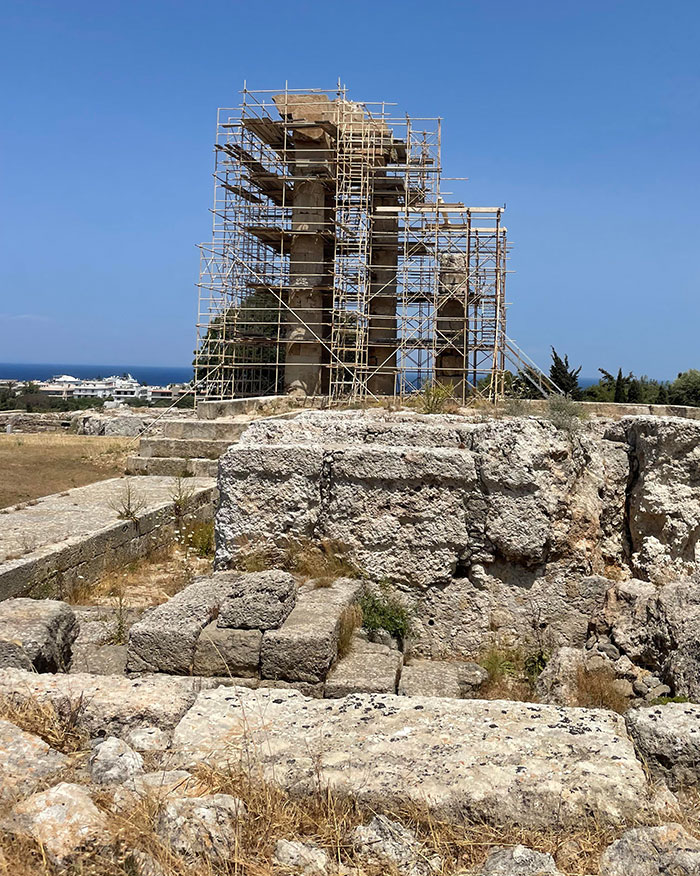 Currently On Vacation In Rhodes, Went To See Their Acropolis