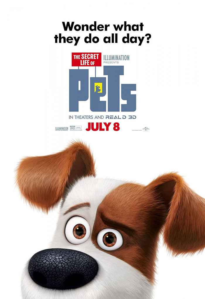 Poster of The Secret Life Of Pets animated movie 