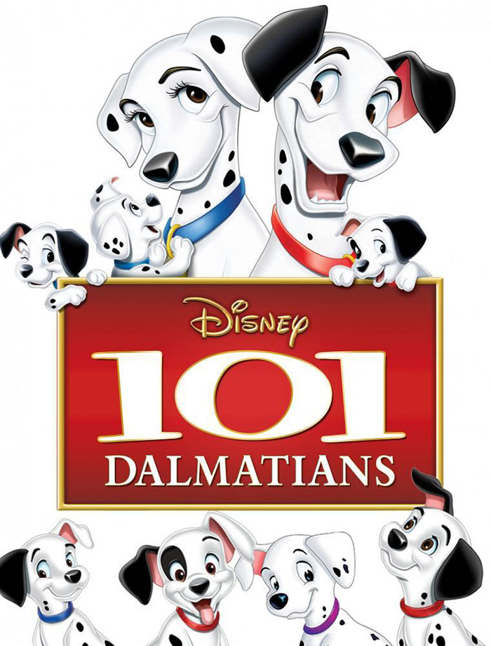 Poster of 101 Dalmatians animated movie 