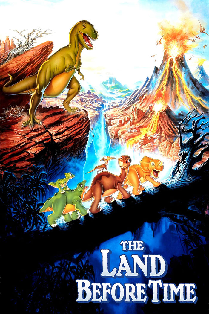 Poster of The Land Before Time animated movie 
