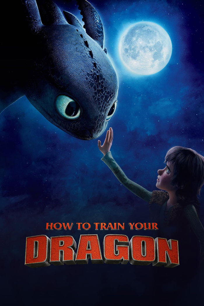 Poster of How To Train Your Dragon animated movie 