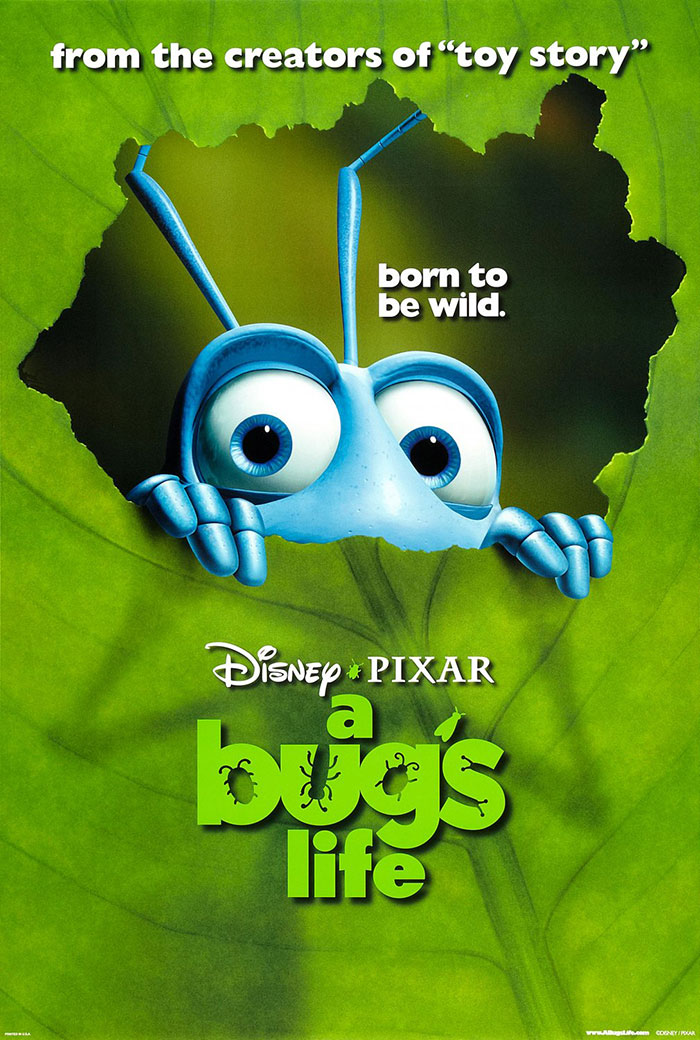 Poster of A Bug's Life animated movie 