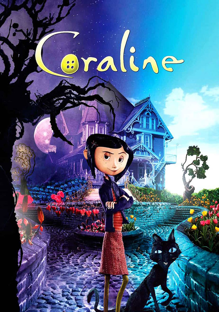 Poster of Coraline animated movie 