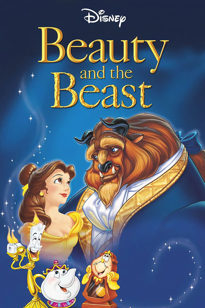 Poster of Beauty And The Beast animated movie 