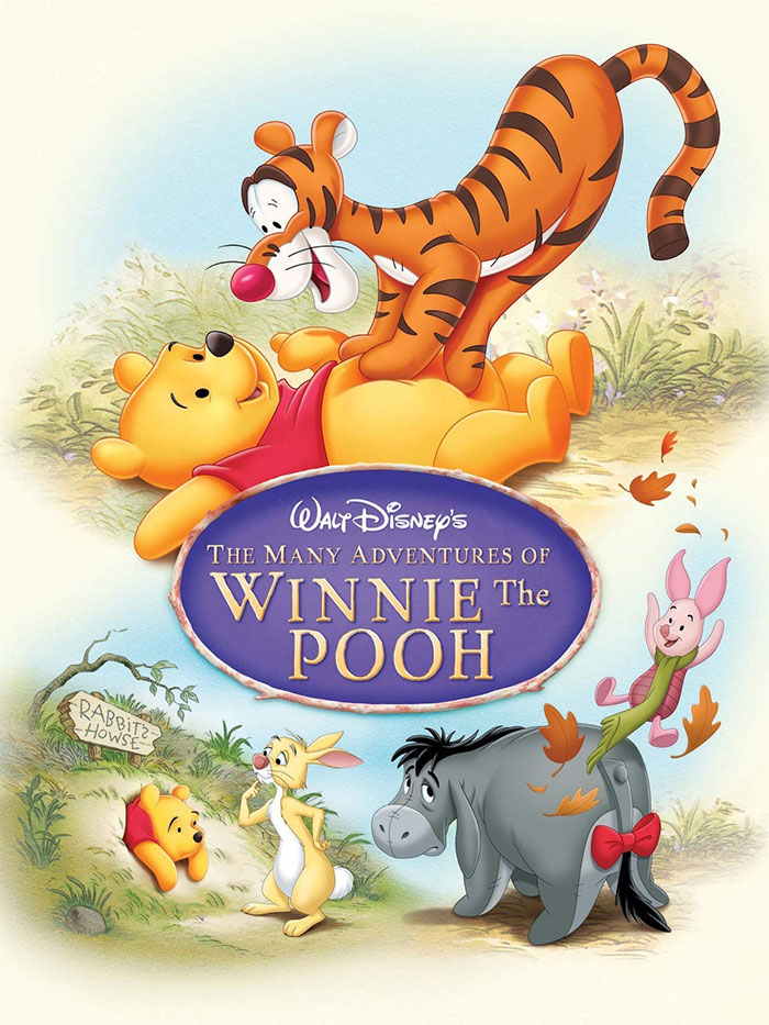 Poster of The Many Adventures Of Winnie The Pooh animated movie 