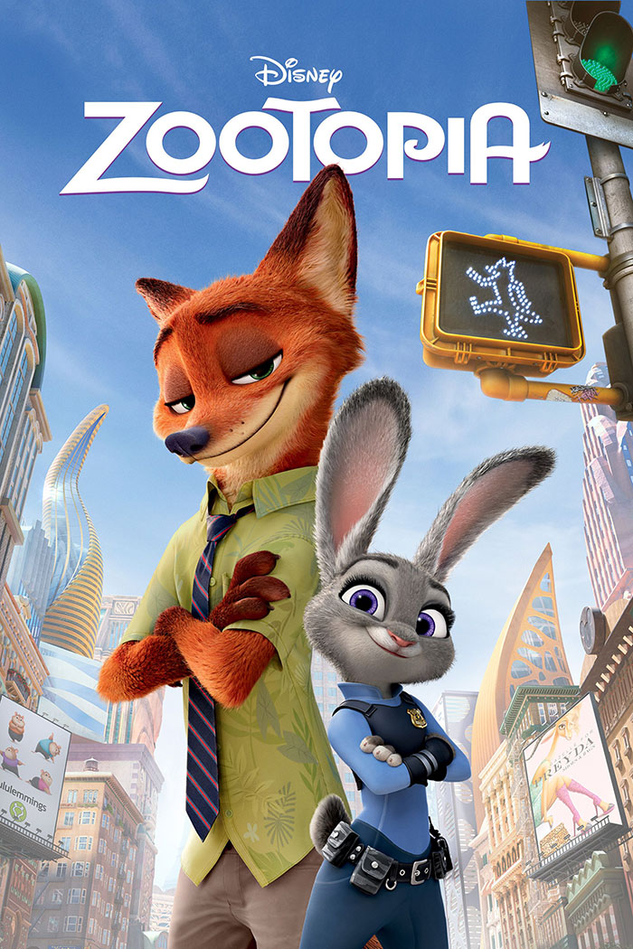 Poster of Zootopia animated movie 