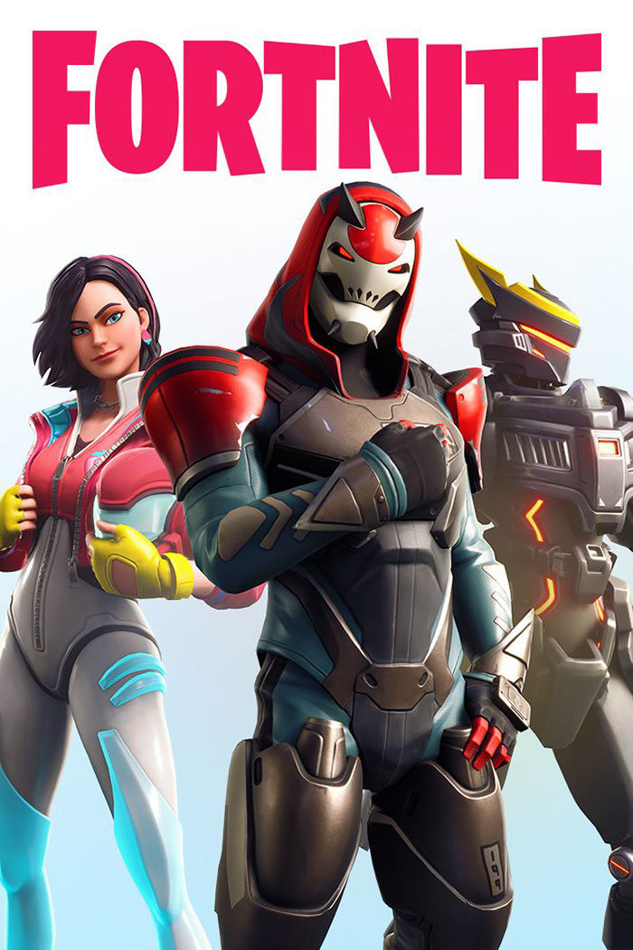 Poster of Fortnite video game 