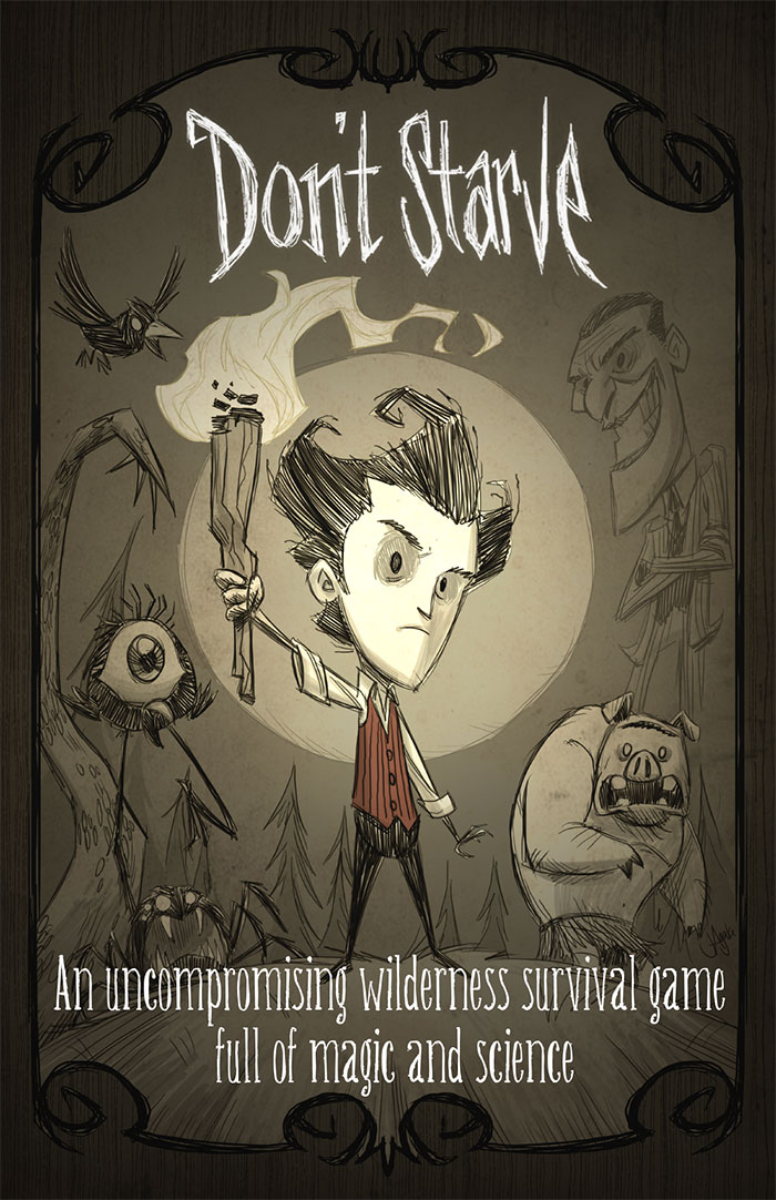 Poster of Don't Starve video game 