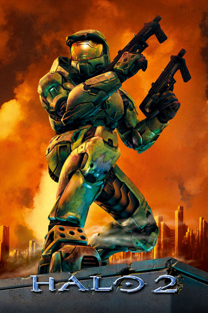 Poster of Halo 2 video game 