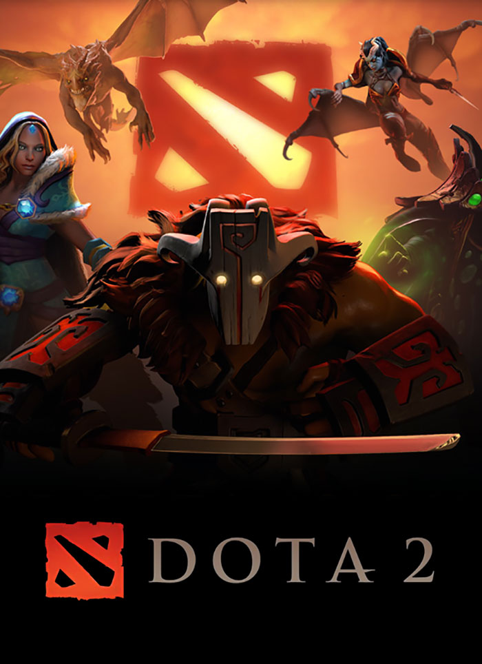 Poster of Dota 2 video game 
