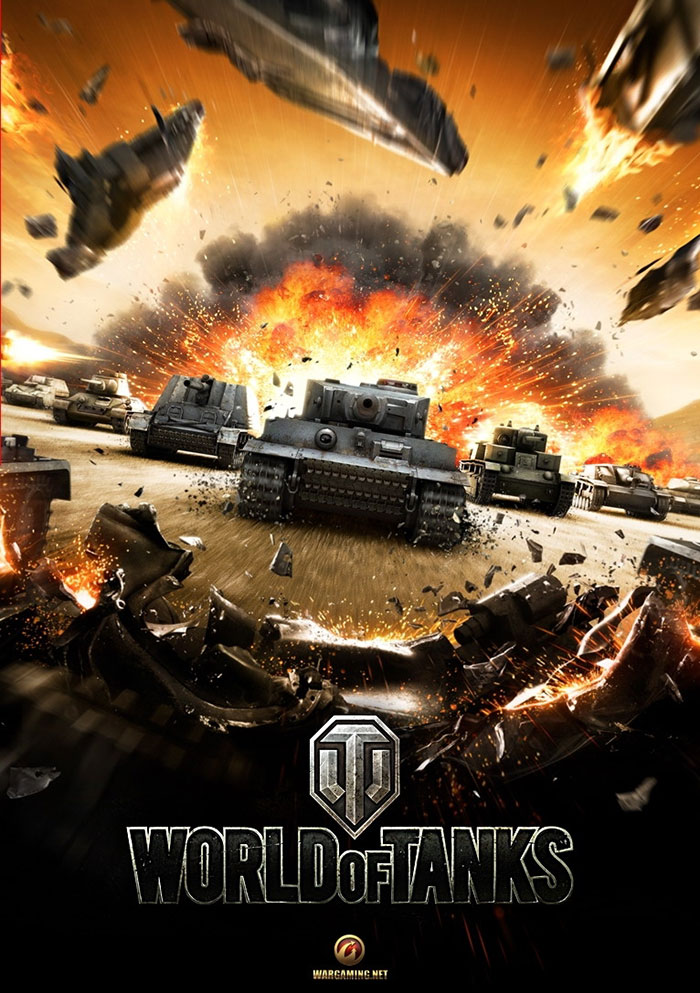 Poster of World Of Tanks video game 