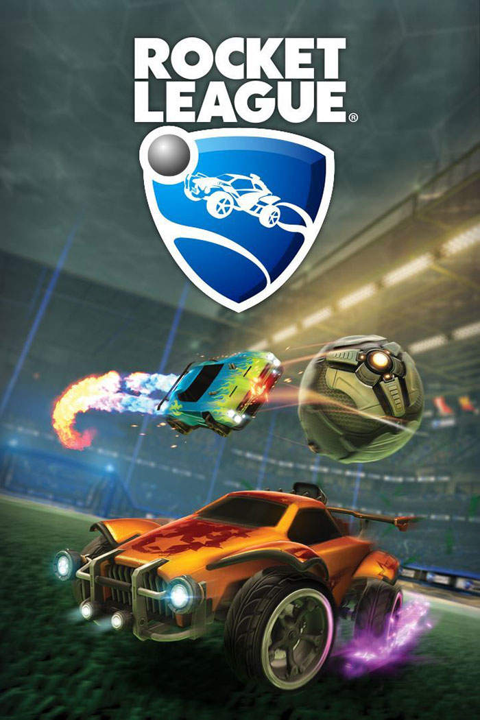 Poster of Rocket League video game 