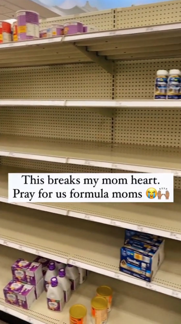 “Pray For Us Formula Moms”: Mom Shares Her Unpleasant Experience Of Going Through Formula Shortage In The US