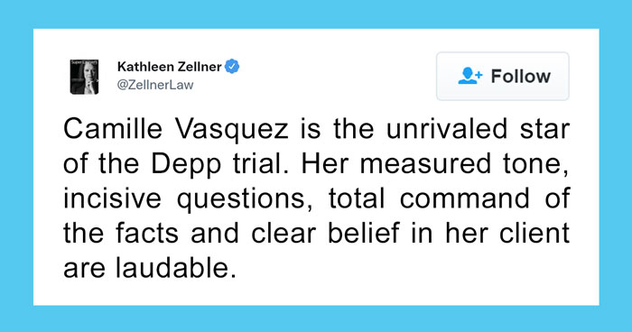 Johnny Depp’s Lawyer Camille Vasquez Has Been Grilling Amber Heard In Court, And Here Are 30 Of The Best Reactions About Her