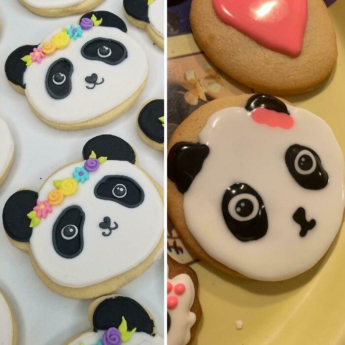 Estas galletas de panda que hice para el cumpleaños de mi sobrina han visto alguna mierd*
