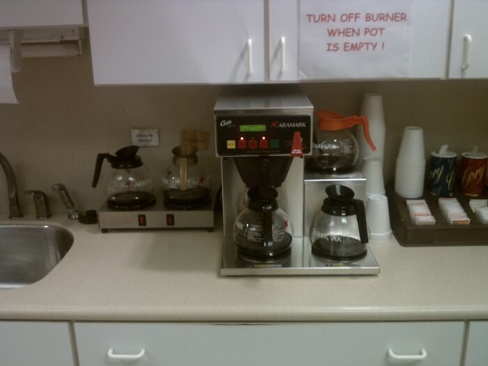 Coffee Pots At Work - Sigh Queue Snl "Making Coffee" Routine