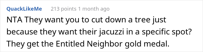 “AITA For Not Removing A Tree From My Property As My New Neighbor Demands?” “AITA For Not Removing A Tree From My Property As My New Neighbor Demands?”