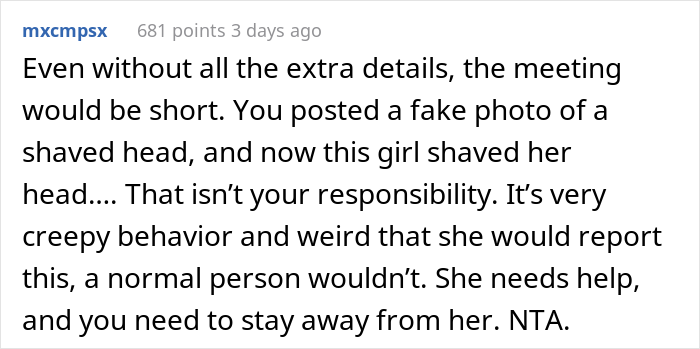 Student Decides To Test If This Flatmate Is Really Copying All Her Looks, Fakes Shaving Her Head As A Trap, Drama Ensues