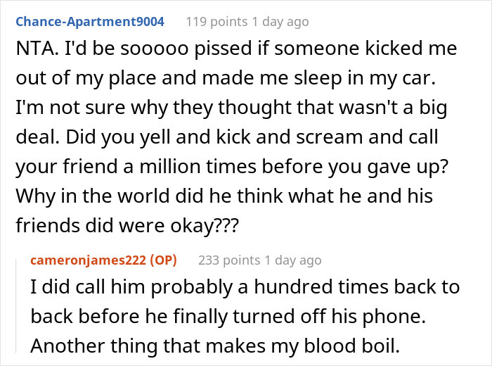 Friends Locked This Guy Out Of His Own Camper Because “There Wasn’t Enough Room”, He Packed And Drove Away The Next Day Friends Locked This Guy Out Of His Own Camper Because “There Wasn’t Enough Room”, He Packed And Drove Away The Next Day