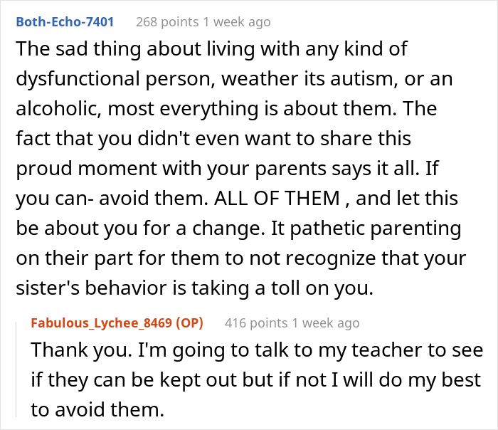 Woman Doesn't Want Autistic Sister At 'Prestigious' Art Show, Wonders If She's A Jerk Because Of It Woman Doesn't Want Autistic Sister At 'Prestigious' Art Show, Wonders If She's A Jerk Because Of It