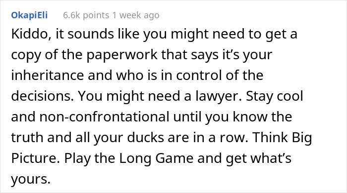 17 Y.O. Found Out Mom And Stepdad Purchased A House Using His Inheritance Money From Dad, Later Exposed The Man In Front Of His Visiting Family 17 Y.O. Found Out Mom And Stepdad Purchased A House Using His Inheritance Money From Dad, Later Exposed The Man In Front Of His Visiting Family