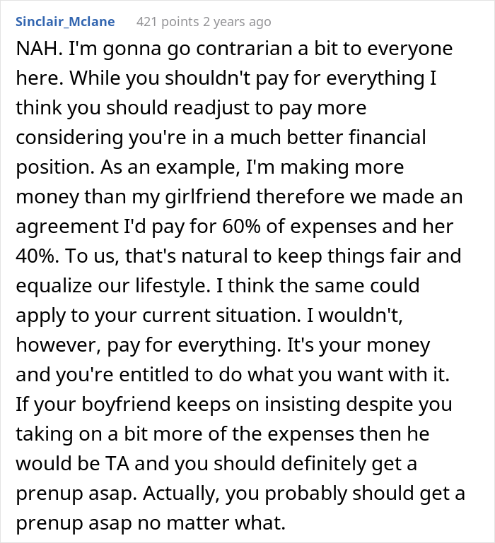 "Am I The Jerk For Telling My Boyfriend He Isn't Entitled To My Inheritance?" "Am I The Jerk For Telling My Boyfriend He Isn't Entitled To My Inheritance?"
