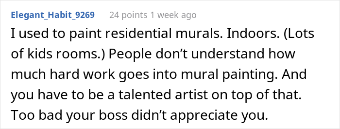 Boss Demands Muralists Paint During Rainfall, Which Inevitably Destroys It Because Of Malicious Compliance