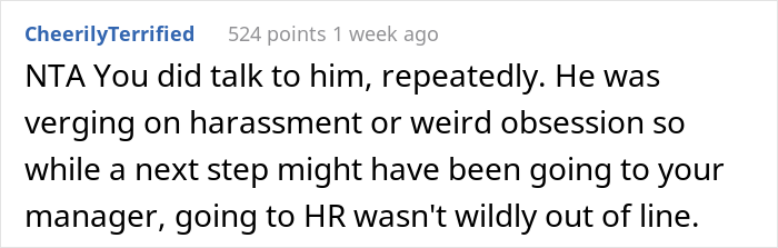 Guy Gets Fired As A Result Of A Female Co-Worker Reporting Him To HR Because He Kept Complaining About Her Buzzcut