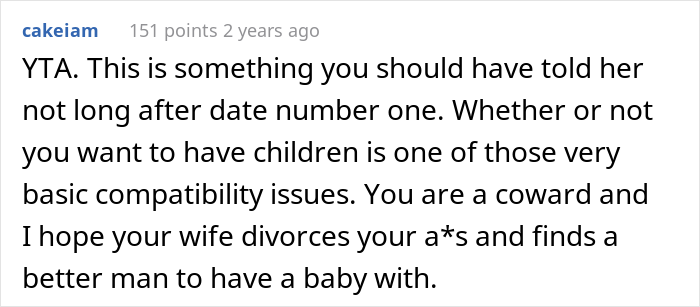 Husband Of 2 Years Asks If He’s A Jerk For Not Telling His Wife He’s “Fixed” While She Has Baby Fever