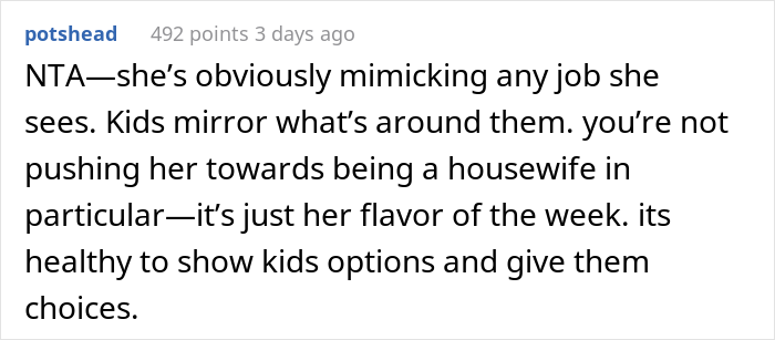 "I Haven't Been Able To Sleep Since Then": Neighbors Claim Dad’s Brainwashing His 5 Y.O. Daughter By Encouraging Her Wish To Be A Housewife "I Haven't Been Able To Sleep Since Then": Neighbors Claim Dad’s Brainwashing His 5 Y.O. Daughter By Encouraging Her Wish To Be A Housewife